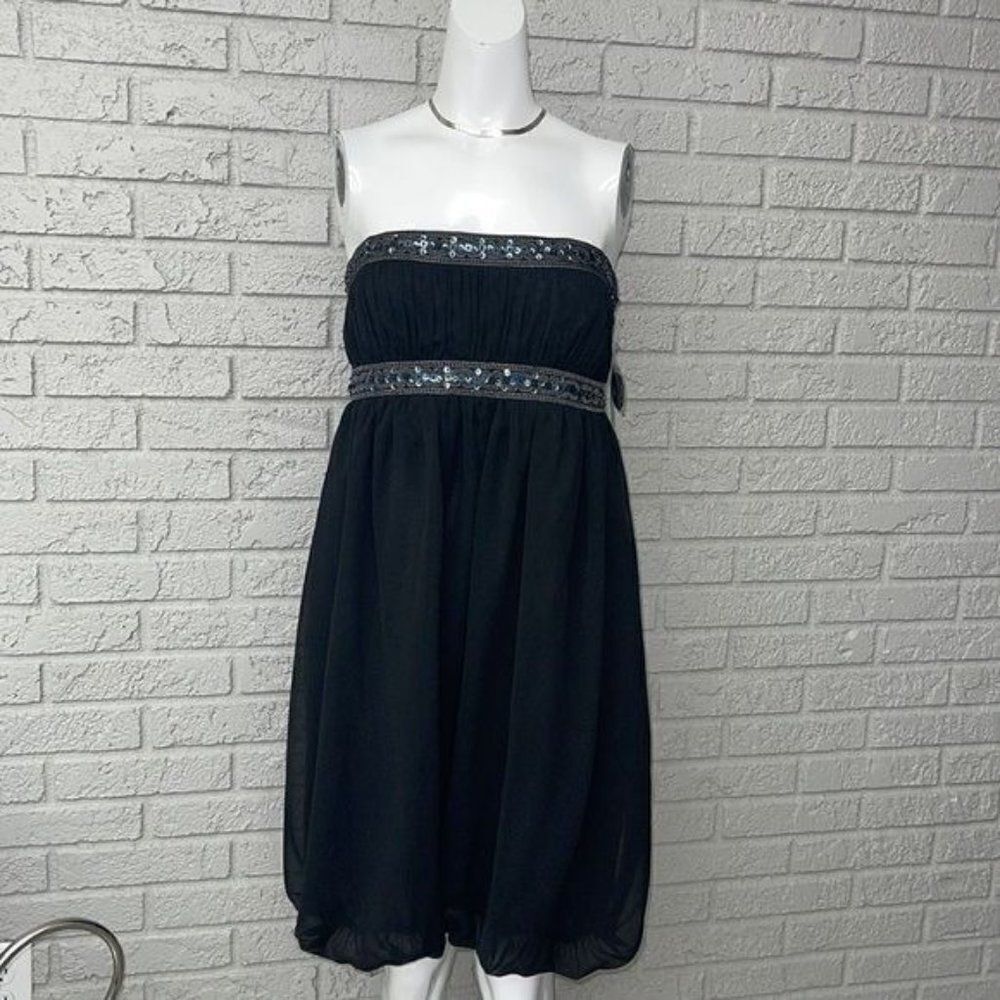 London Times Strapless Dress Size 10 NWT